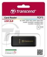 TRANSCEND superSpeed USB 3.0 kortelių skaitytuvas RDF5