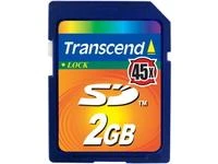 Transcend 2GB SD kortelė su 45x greičio indeksu