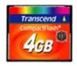 CompactFlash 4GB atminties kortelė oranžiniu korpusu