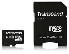 Atminties kortelė Transcend 4GB