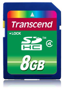 Atminties kortelė Transcend SDHC 8GB 4 klasė