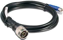 TRENDnet antenos kabelis 2m juodas (TEW-L202)