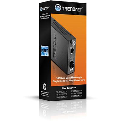 Šakotuvas TRENDnet konverteris 100Base-TX į FX SC TX1310 20KM