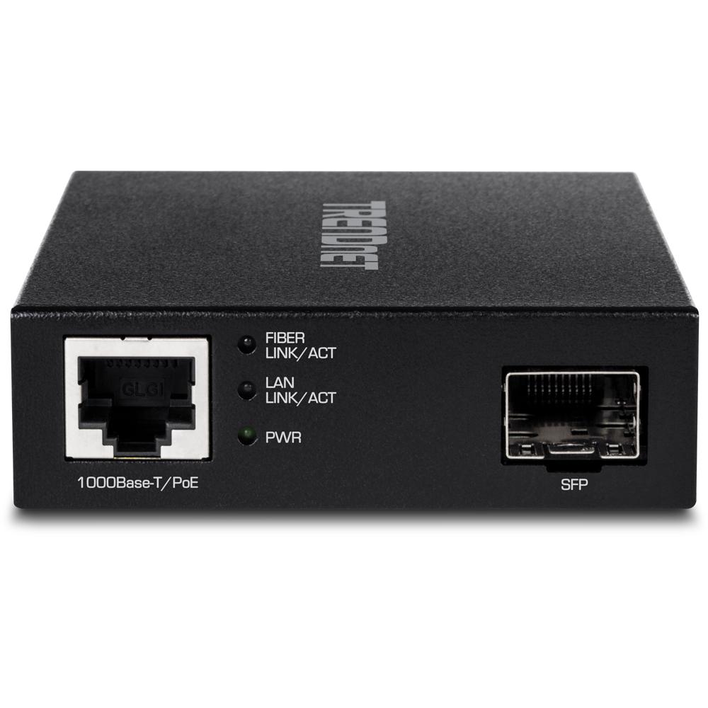 TRENDnet Maitinimo šaltinis PoE TFC-PGSFP Media Converter SFP