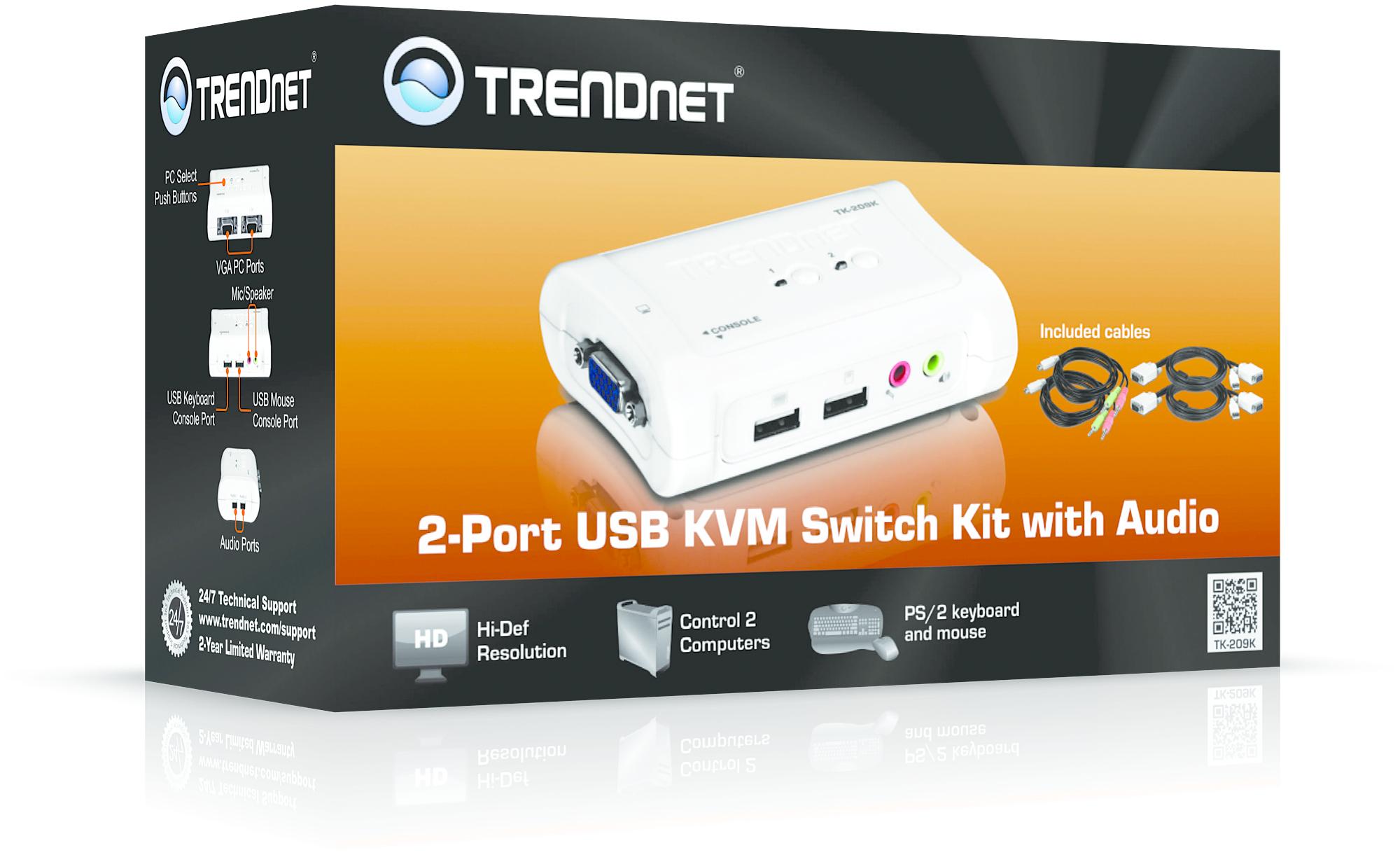 TRENDnet TK-209K jungiklis
