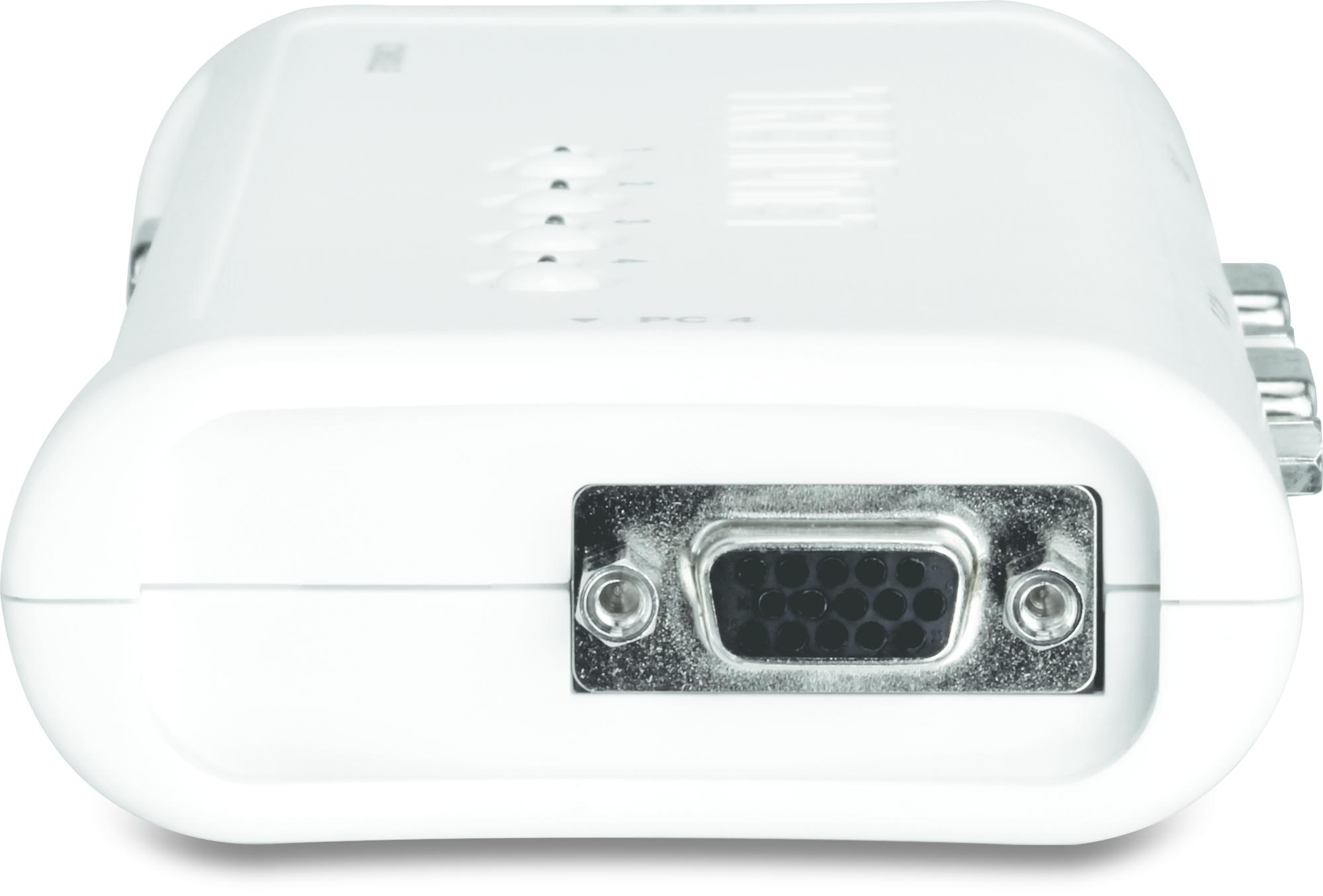 TRENDNET 4 prievadų USB KVM jungiklio rinkinys