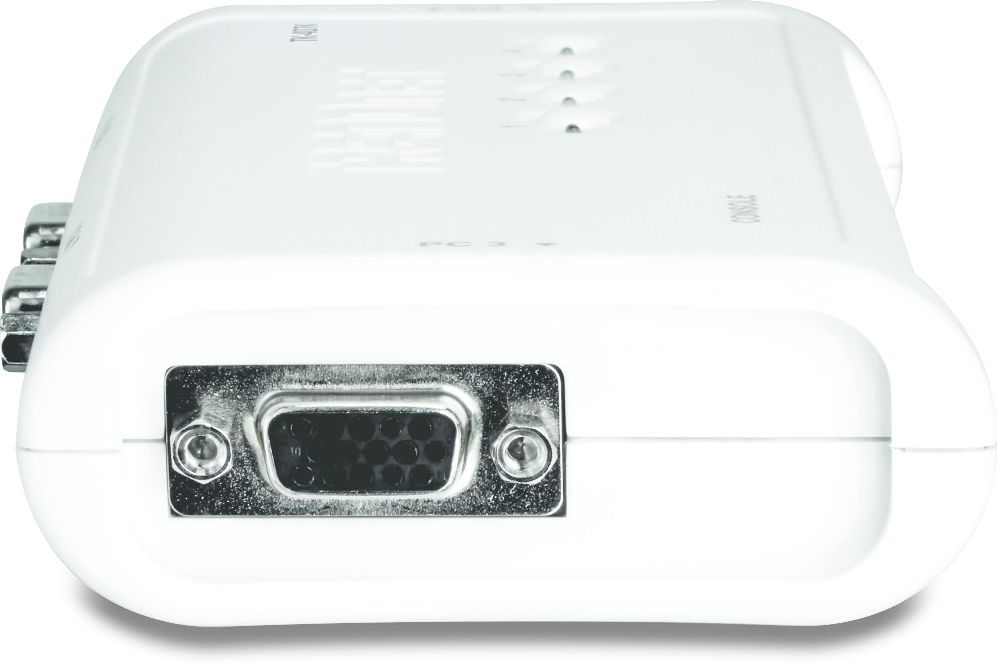 TRENDNET 4 prievadų USB KVM jungiklio rinkinys