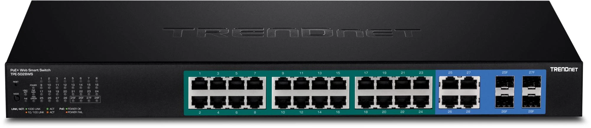 Šakotuvas Jungiklis TRENDnet TPE-5028WS