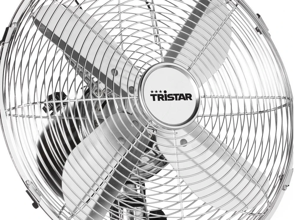 Ventiliatorius Tristar VE-5953 Desk Fan Greičių skaičius 3 35 W Oscillation Diameter 30 cm Nerūdijantis plienas