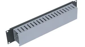 Nezatříděno TRITON 19" skydelis 2U su kabelių kanalu - Juodas - 2U