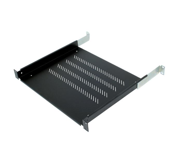 TRITON lentyna su perforacija 19", 1U/450mm, keliamoji galia 80kg, juoda
