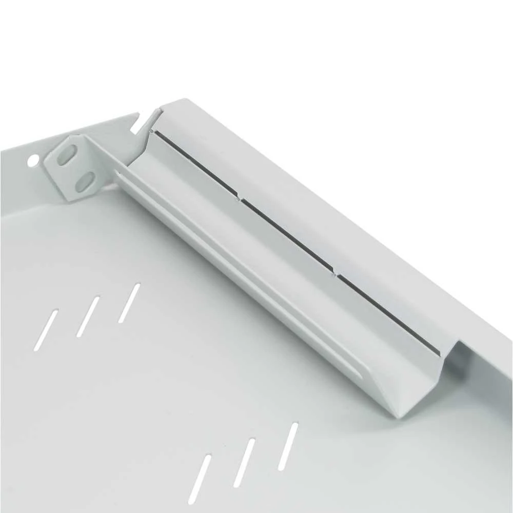 Triton 19" 1U perforuota lentyna, D750mm, maks. 80kg, šviesiai pilka