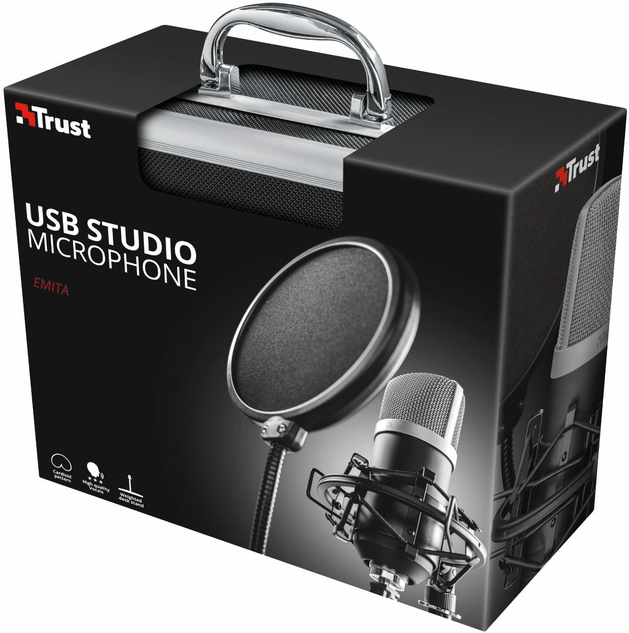 TRUST GXT 252 Emita laidinis mikrofonas | USB
