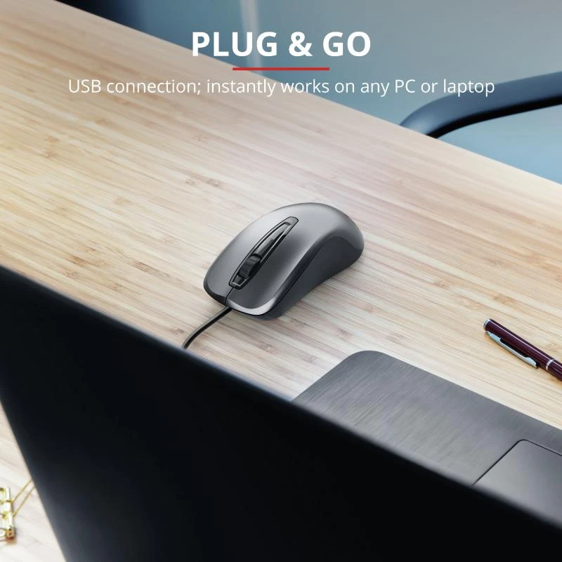 „Trust Carve“ pelė biurui, skirta abiem rankoms, USB A tipo optinis, 1200 DPI