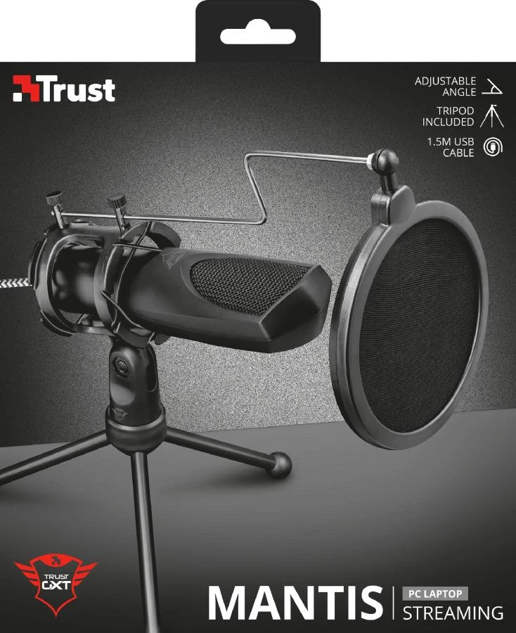 Transliavimo mikrofonas TRUST GXT 232 Mantis 22656 