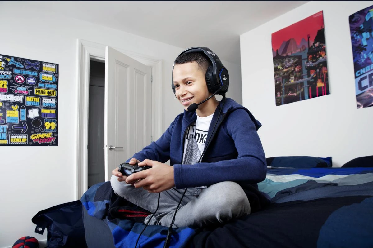 Žaidimų ausinės Trust GXT 488 Forze PS4 Gaming Headset PlayStation official licensed product, Juodos, 23530