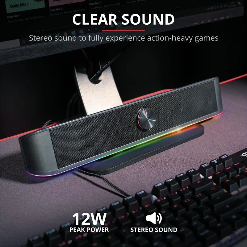 Namų kino sistema TRUST GXT 619 Thorne RGB kolonėlė