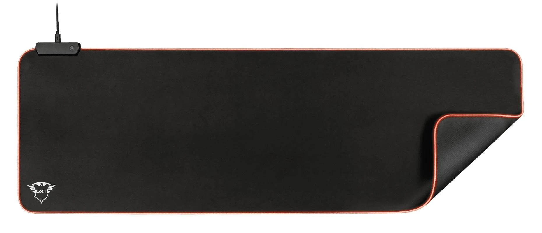TRUST GXT 764 Glide-Flex RGB XXL pelės kilimėlis | 930x300x3mm