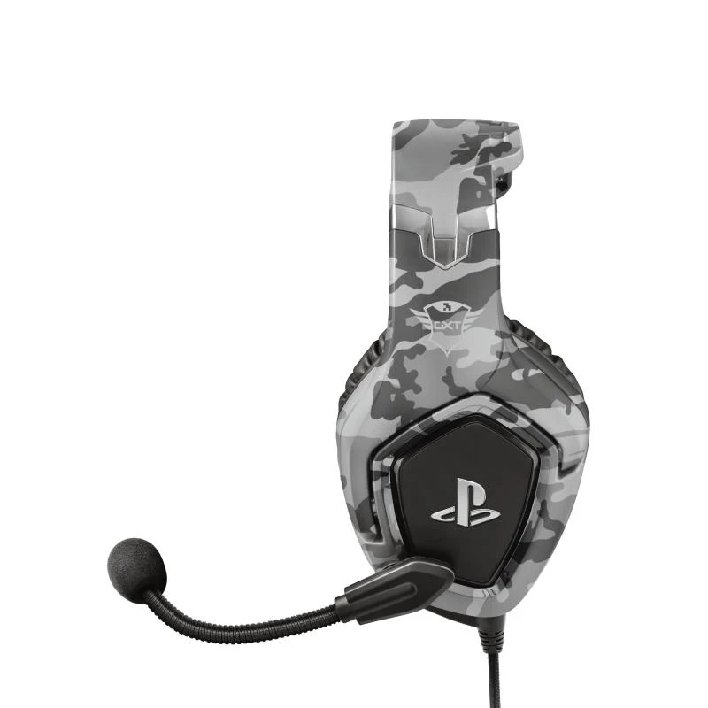Žaidimų ausinės Trust GXT 488 Forze-G PS4 Ausinės Žaidimams PlayStation® official licensed product, Pilkos, 23531