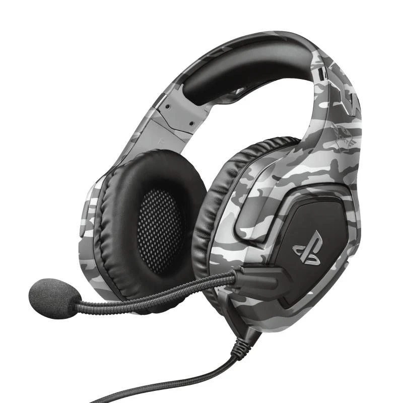 Žaidimų ausinės Trust GXT 488 Forze-G PS4 Ausinės Žaidimams PlayStation® official licensed product, Pilkos, 23531