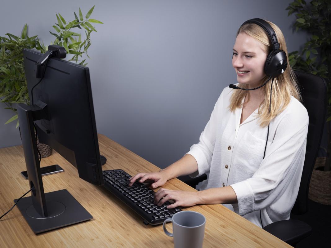 Komfortiškos kompiuterinės ausinės Trust OZO, USB jungtis, 24132 | Varle.lt