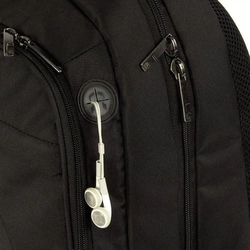 Tucano Lato Tinka iki 17 ", Juodas, Shoulder strap, Backpack