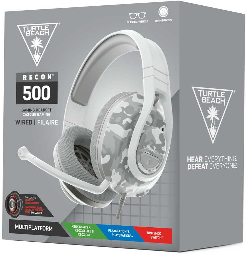 Turtle Beach Recon 500 Arctic Camor žaidimų ausinės