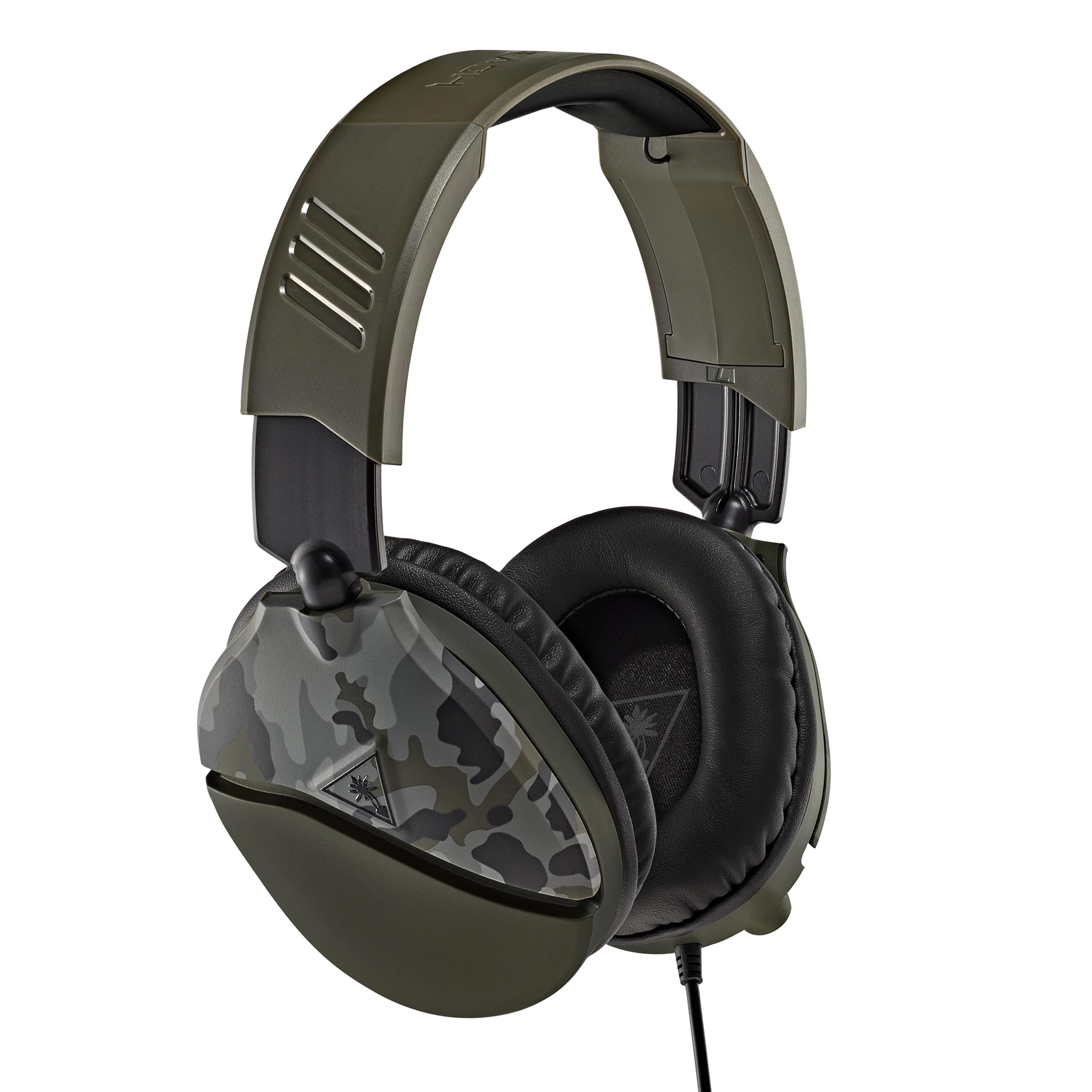Žaidimų ausinės Turtle Beach Recon 70, daugiaplatformės, Green Camo, Žalia kamufliažinė