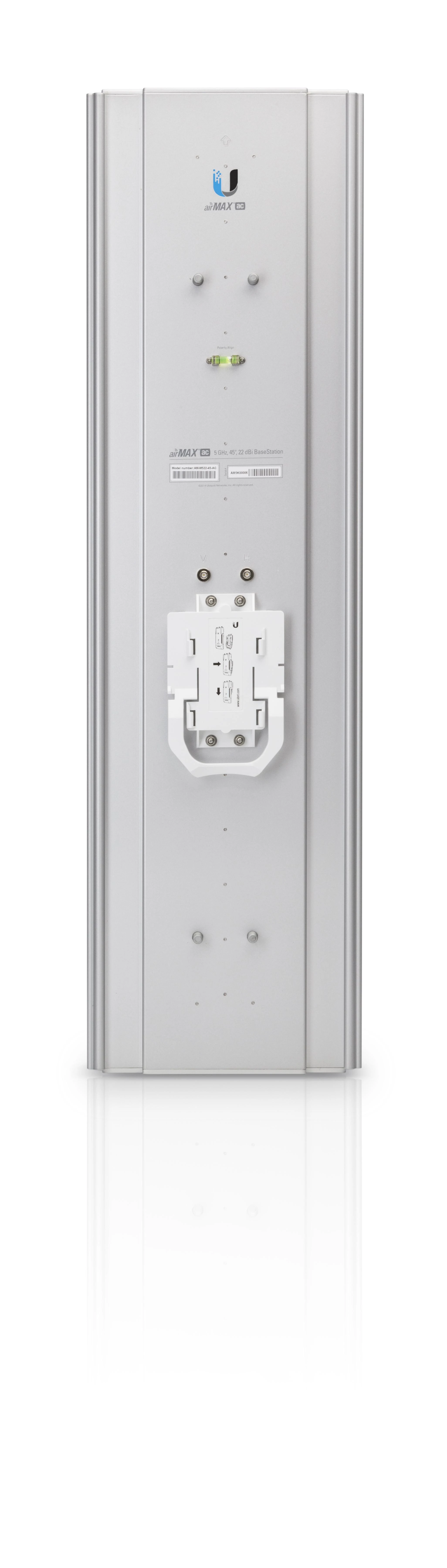 UBIQUITI AM-5AC22-45 Ubiquiti AirMAX AC 5GHz 2x2 MIMO PtMP bazės sektorius Ant. 22dBi, 45 laipsniai
