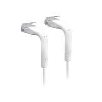 UBIQUITI YPAČ PLONAS PATCH CABLE SU LENKAMAIS AUKŠTAIS SUKURTAS MONTAVIMO LANKSTUMUI / Baltas / 5 M