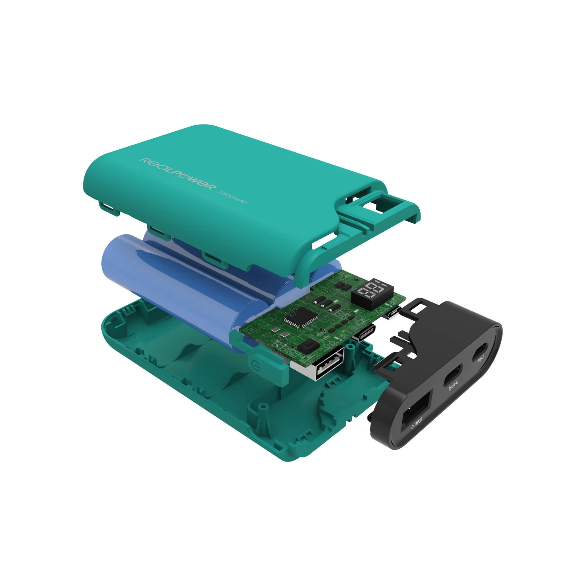 RealPower PB-7500C žalia