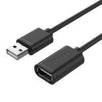 UNITEK Y-C428GBK Unitek USB plėtinio keitiklis USB2.0 AM-AF, 1,0m Y-C428GBK