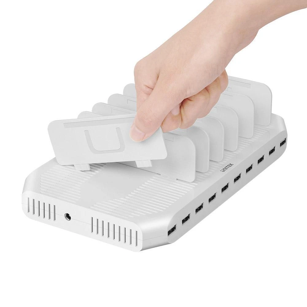 "UNITEK Y-2172 Unitek Docking Station 10x USB 2,4A, 96W Y-2172"