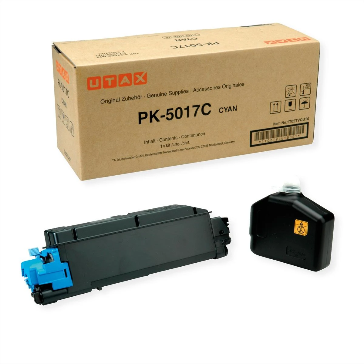 Utax Spareless Drucker Kit PK-5017C PK5017C Cyan (1T02TVCUT0)