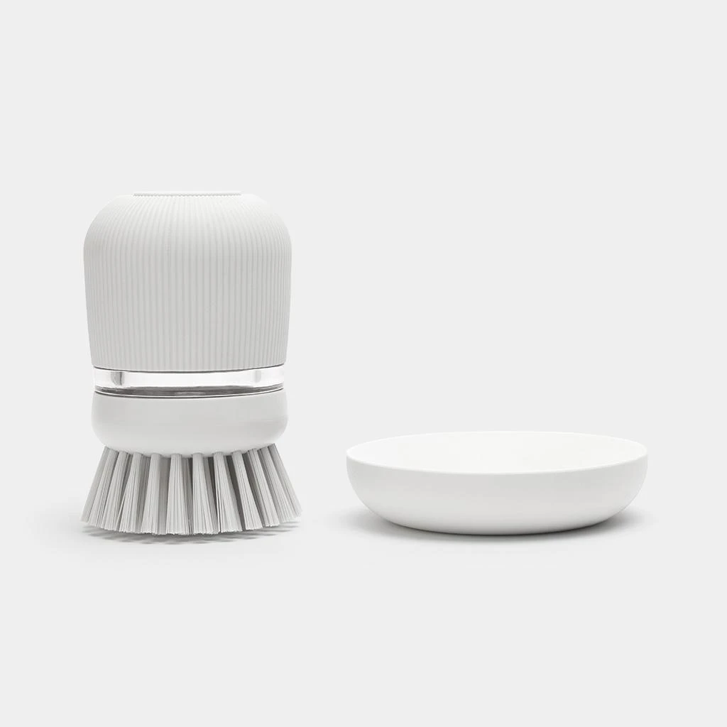 Brabantia Šepetys su muilo dozatoriumi - Light Pilkas