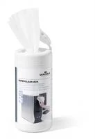 Valiklis Servetėlės DURABLE biuro techn. paviršiaus valymui,100vnt., šlapios