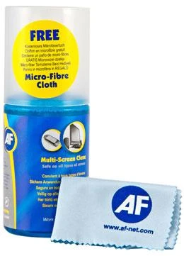 Valiklis AF TFT/LCD ekranams/ Interaktyvioms lentoms antistatinis su šluoste 200ml