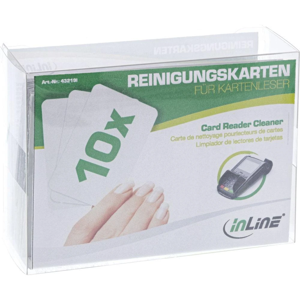 InLine Magnetinių skaitytuvų valymo kortelės (43219I)