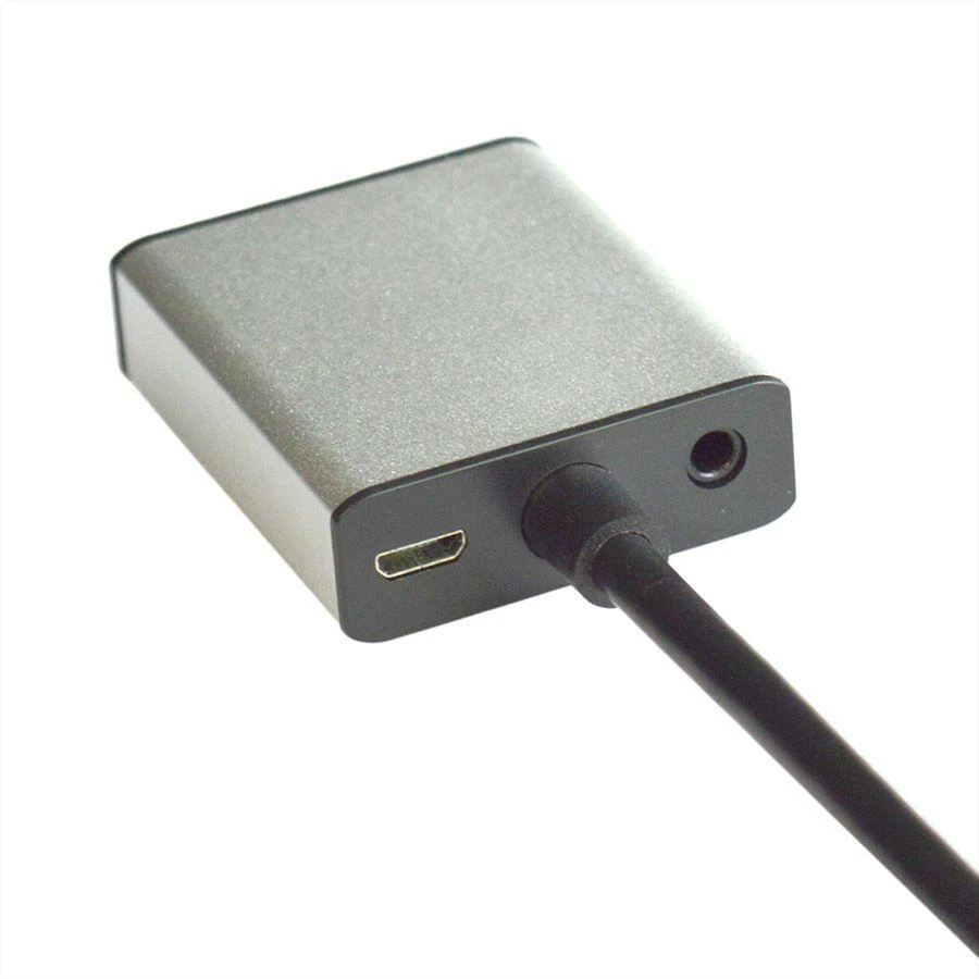 HDMI į VGA adapteris su garso jungtimi