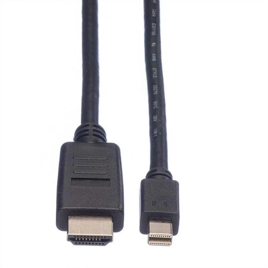 Mini DisplayPort į HDMI laido jungtys