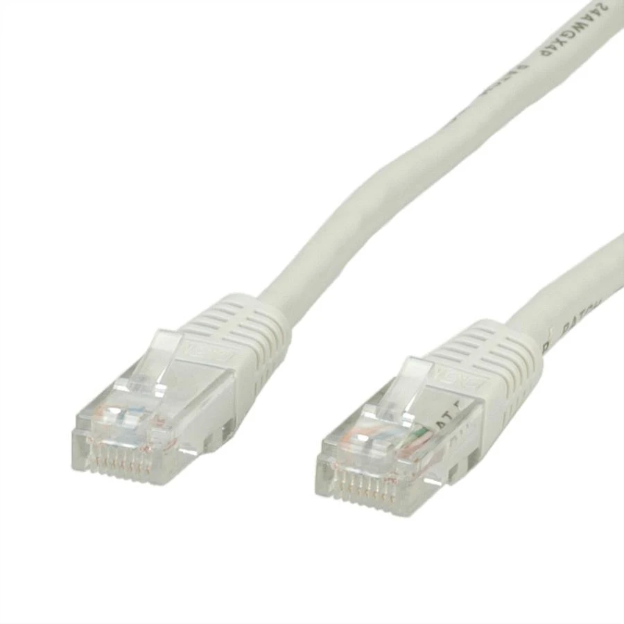 VALUE UTP jungiamasis laidas Cat.5e, pilkas 15 m, 15 m, Cat5e, U/UTP (UTP), RJ-45, RJ-45, pilkas