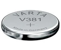 Varta V381 monetos tipo baterija - šoninis viršutinis vaizdas