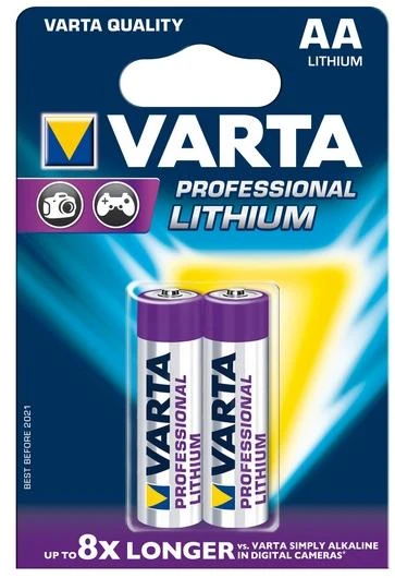 Varta Ultra Lithium AA elementas, 2 vnt.