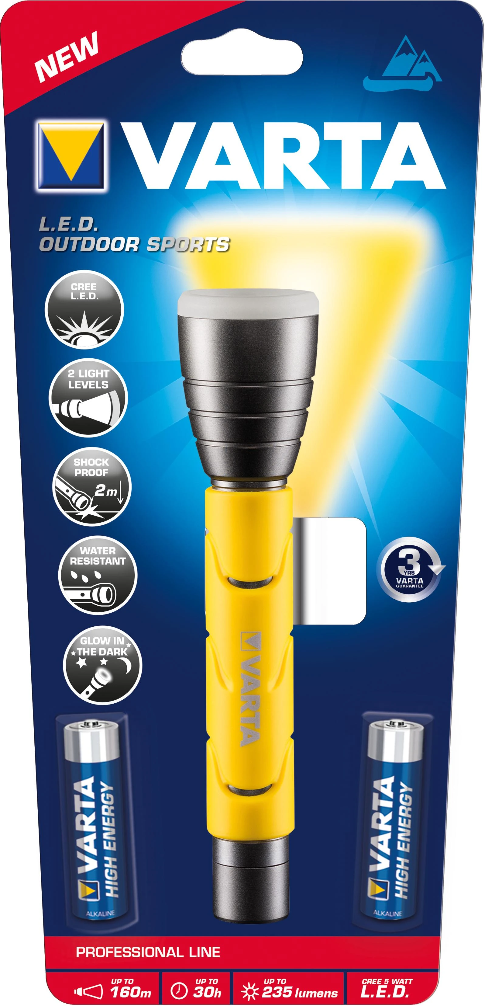 Varta Outdoor Sports F20 18628 Prožektorius
