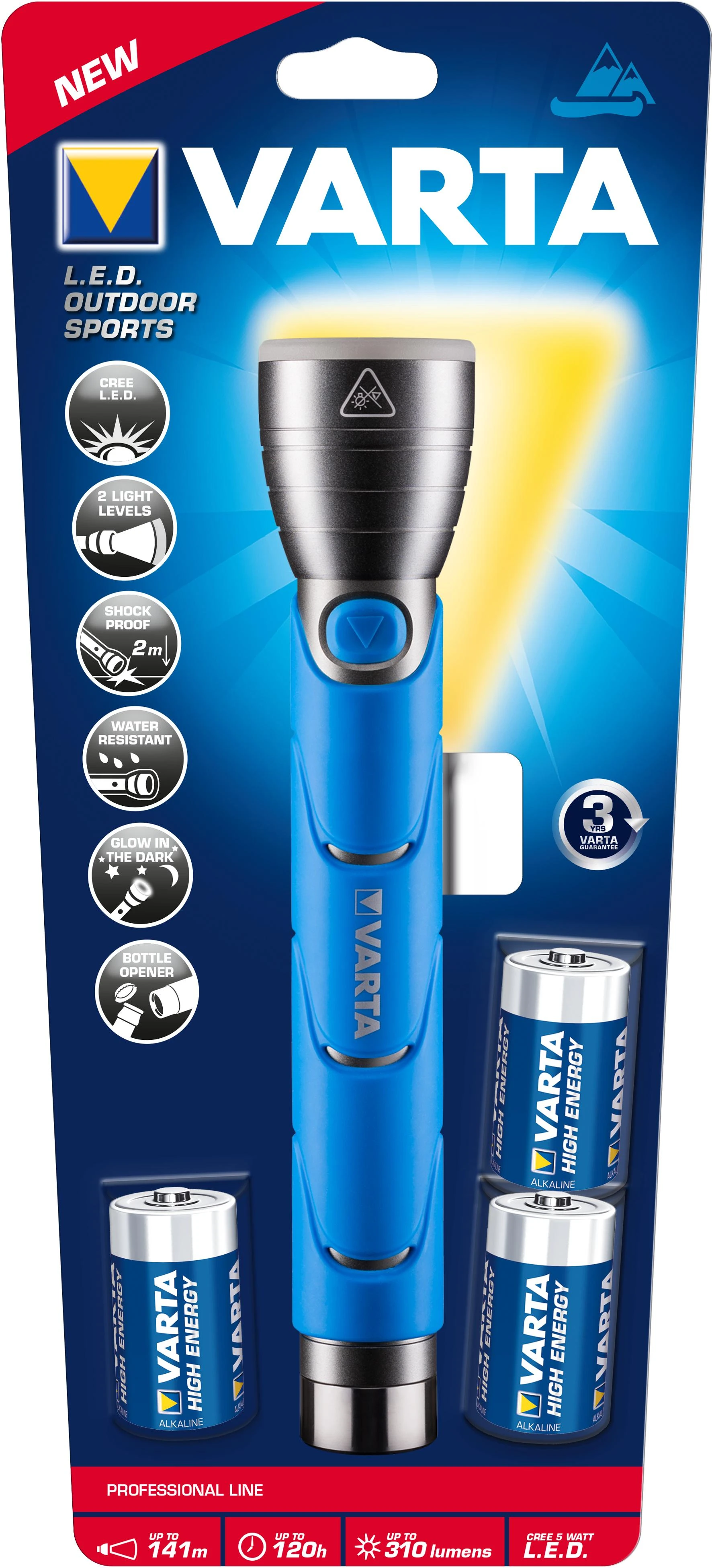 Varta Outdoor sports F30 18629 prožektorius