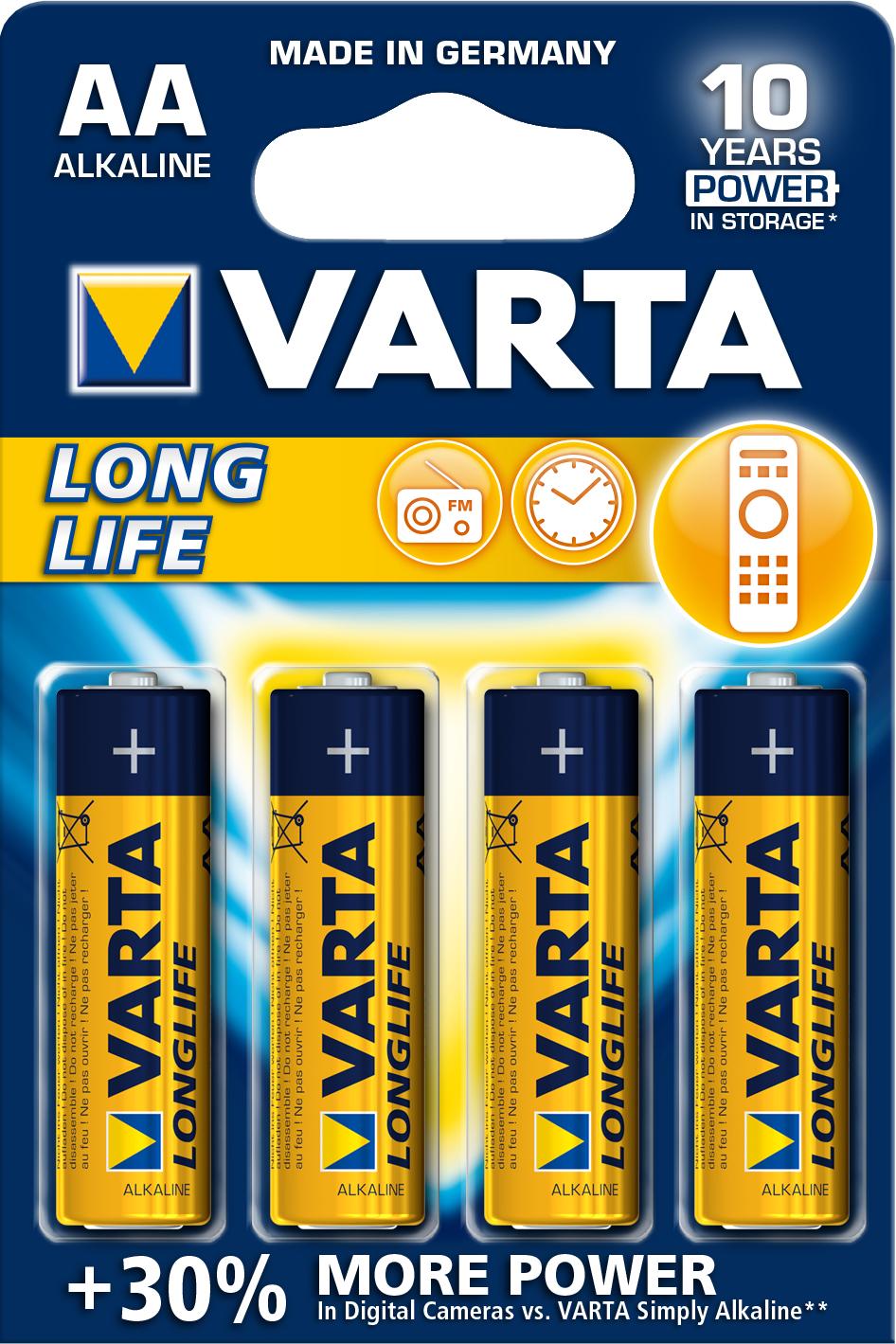 Varta Longlife Extra AA Vienkartinė baterija Šarminis