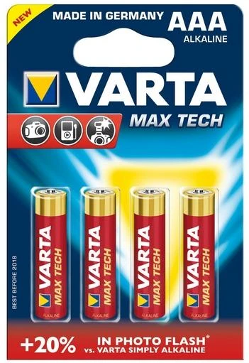 Varta Max Tech AAA - 4 pack Vienkartinė baterija Šarminis