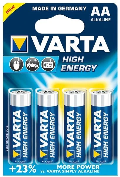Varta High Energy AA Vienkartinė baterija Šarminis