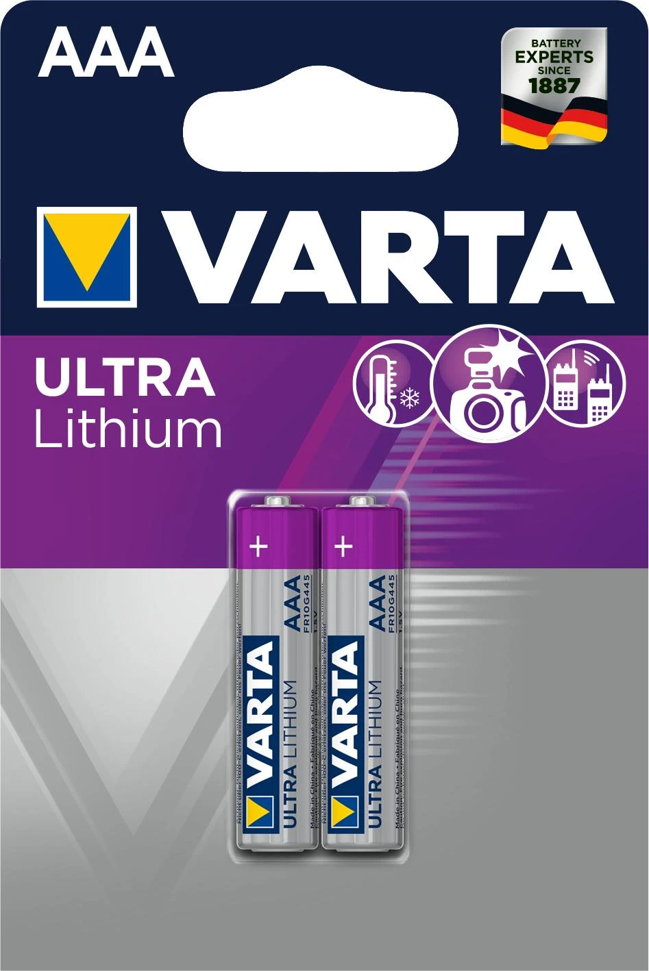 Varta Ultra Lithium AAA elementas, 2 vnt.