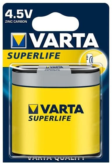 Varta Super Heavy Duty 4.5V 3R12 baterija, 1 vnt.